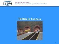 TETRA in Tunnels - Anthony Sutton