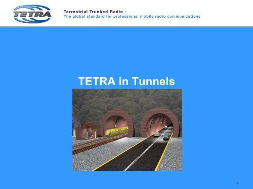 TETRA in Tunnels - Anthony Sutton