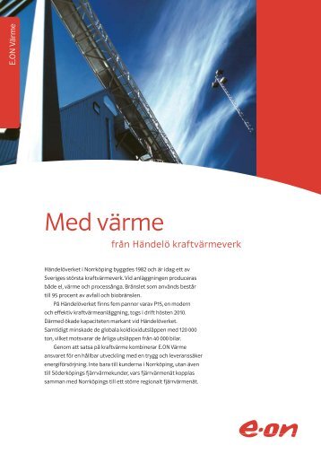 Med vÃ¤rme frÃ¥n HÃ¤ndelÃ¶verket - E-on