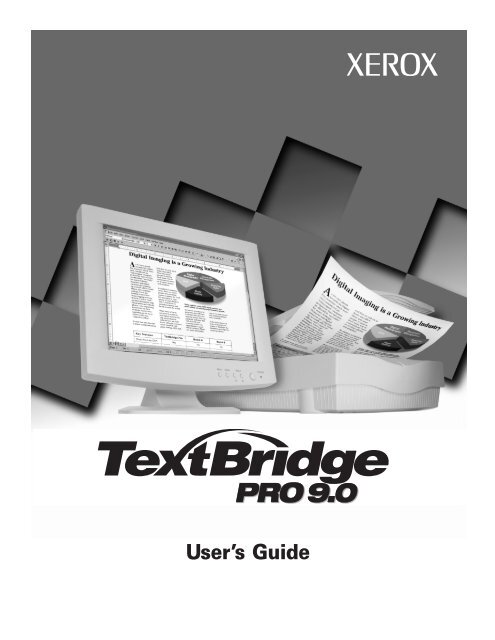 Text Bridge Course TextBridge Pro 9.0 User Guide - Visioneer Product Support and ...