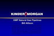 KMP Natural Gas Pipelines Bill Allison - Kinder Morgan