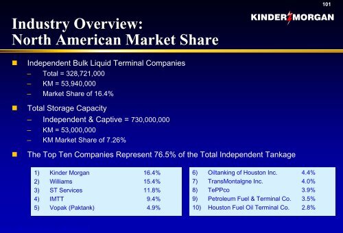 KMP Natural Gas Pipelines Bill Allison - Kinder Morgan