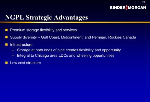 KMP Natural Gas Pipelines Bill Allison - Kinder Morgan