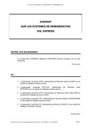 RPS : Accord Systeme de rÃ©munÃ©ration - Cfdt-dhl.org