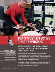 Top 3 Most Effective Chest Exercises - American Council on Exercise