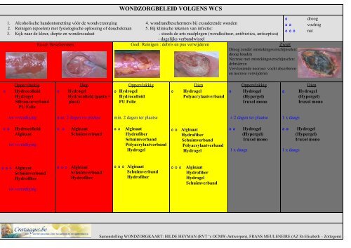 WONDZORGBELEID VOLGENS WCS - Dencor