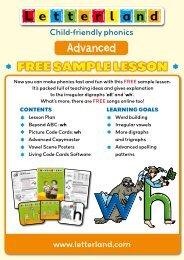 Letterland Advanced Sample Lesson