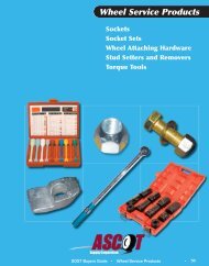 Download the Wheel Service Products catalog. (PDF)