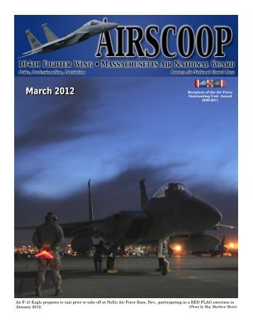 March 2012 - 104th Fighter Wing, Massachusetts Air National Guard