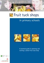 Fruit Tuck Shops in Primary Schools