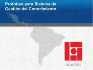 13.b Gestión del conocimiento - olacefs