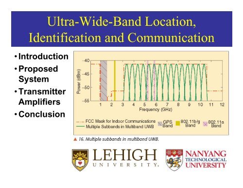 Ultra-Wide-Band Location, Identification and Communication