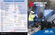 Product Literature - American Augers, Inc.