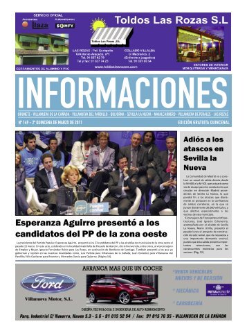 Esperanza Aguirre presentó a los candidatos del PP de la zona oeste