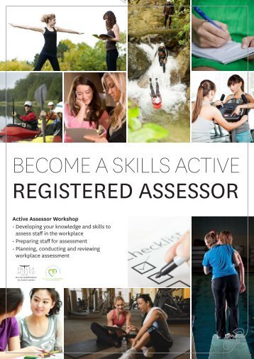 BECOME A SKILLS ACTIVE REGISTERED ASSESSOR