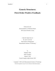 Generic Structures: First order positive feedback loops - Creative ...