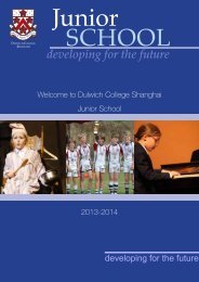 Download the Junior School Welcome Booklet here - Dulwich ...