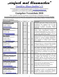 Gastgeber-Verzeichnis 2010