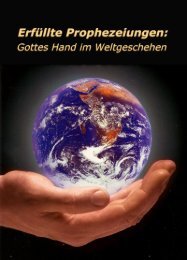 Gottes Hand im Weltgeschehen - Welt von Morgen- Home Page