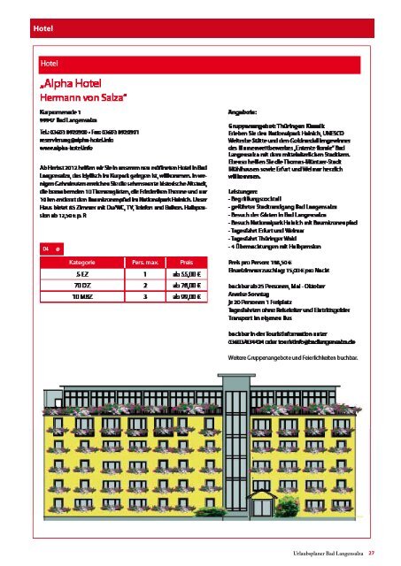 Gastgeberverzeichnis - Bad Langensalza