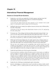 Chapter 16 International Financial Management