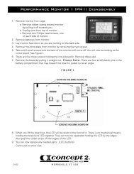 Performance Monitor 1 (PM1) Disassembly - Concept2