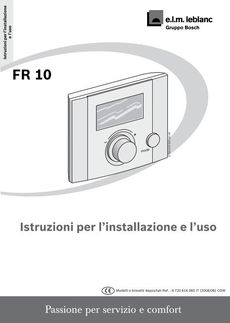 Istruzioni per l'installazione e l'uso - Bosch
