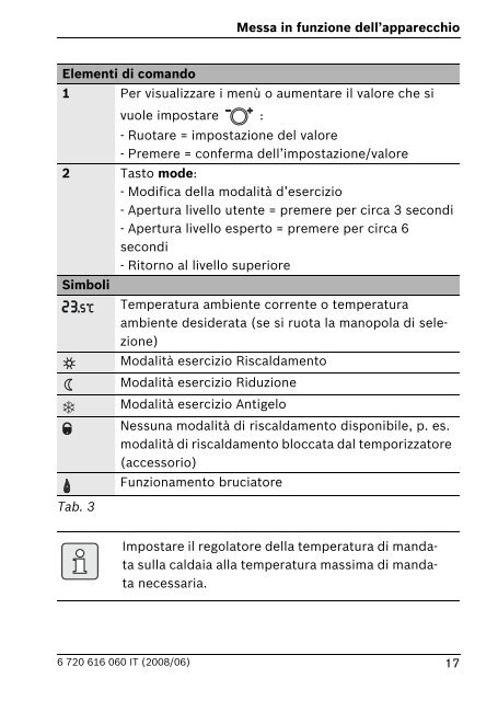 Istruzioni per l'installazione e l'uso - Bosch