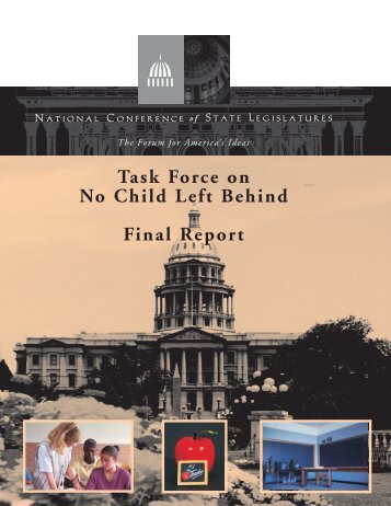 Task Force on No Child Left Behind Final Report - HartfordInfo.org