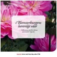 I Blomsterkungens lummiga salar (pdf, 1 MB) - Destination Uppsala