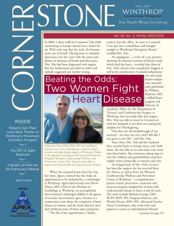 Two Women Fight Heart Disease - Winthrop University Hospital
