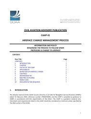 civil aviation advisory publication caap 41 airspace change ...