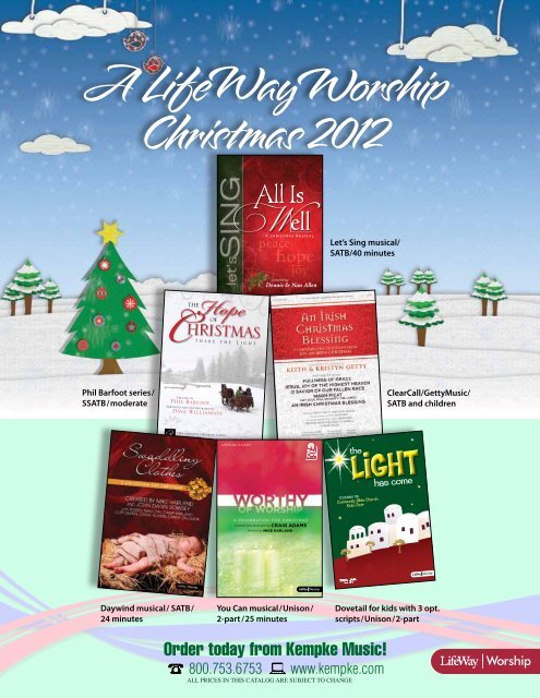 Download 2012 PDF Version of Choral Christmas Catalog