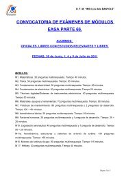 convocatoria de exÃ menes de mÃ³dulos - IES Illa dels Banyols