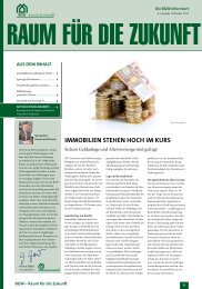 IMMoBILIEN STEHEN HocH IM kUrS - BGW Bielefelder ...