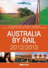 Download 2012 Australia Rail Brochure (PDF) - Rail Plus