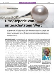 Umsatzperle von unterschätztem Wert