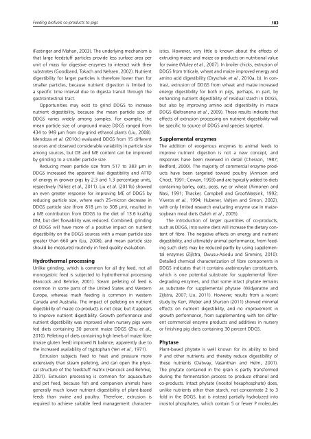 Biofuel co-products as livestock feed - Opportunities and challenges