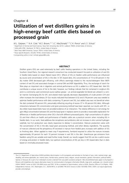 Biofuel co-products as livestock feed - Opportunities and challenges