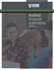 Annual Report Financial Statements 2011 – 2012 ... - Durham College