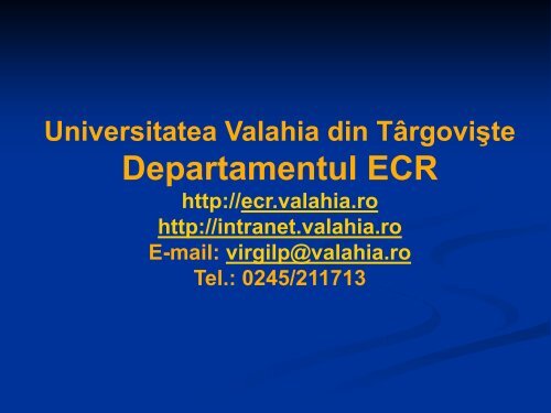 Managementul crizelor alimentare - ecr-uvt