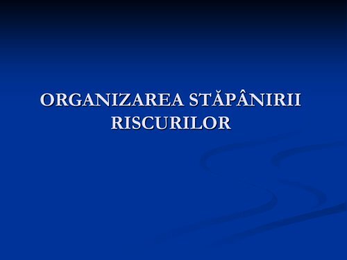 Managementul crizelor alimentare - ecr-uvt