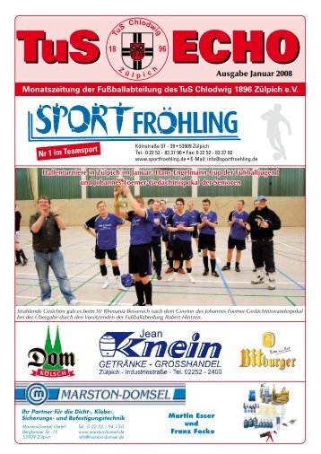 TuS-Echo Januar 2008 - TUS Zülpich