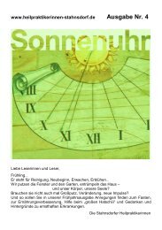 Ausgabe Nr. 4 - Heilpraktikerinnen in Stahnsdorf