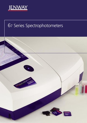 67 Series Spectrophotometers - Jenway