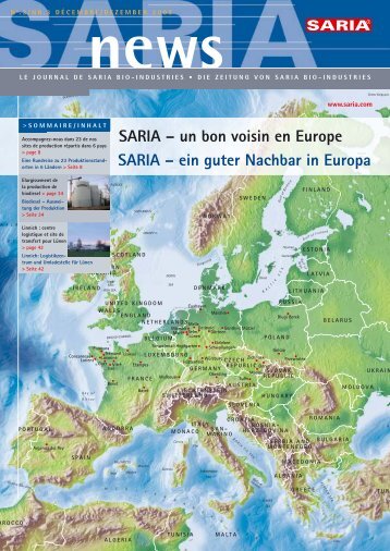 ein guter Nachbar in Europa SARIA - Saria Bio-Industries AG & Co. KG