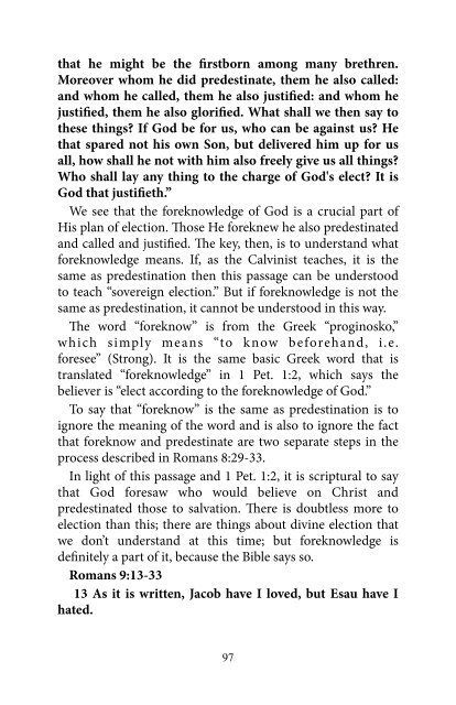 The Calvinism Debate - Way of Life Literature