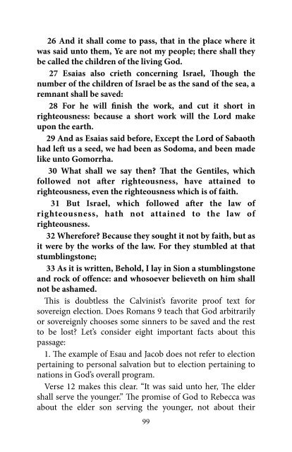 The Calvinism Debate - Way of Life Literature