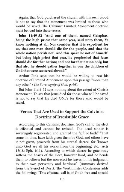 The Calvinism Debate - Way of Life Literature