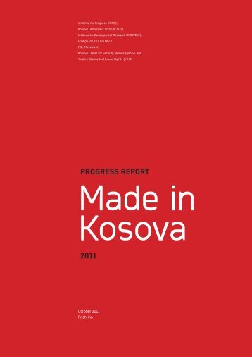 Progress report made in kosova - Fes-prishtina.org